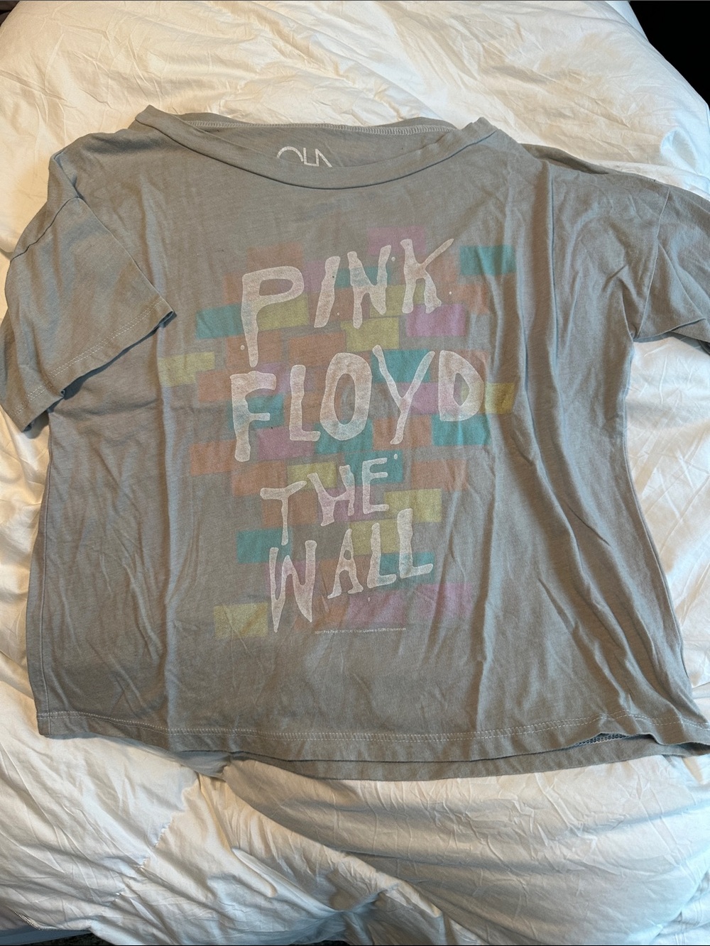 Chaser Gray Pink Floyd 'The Wall' Pastel Graphic Tee